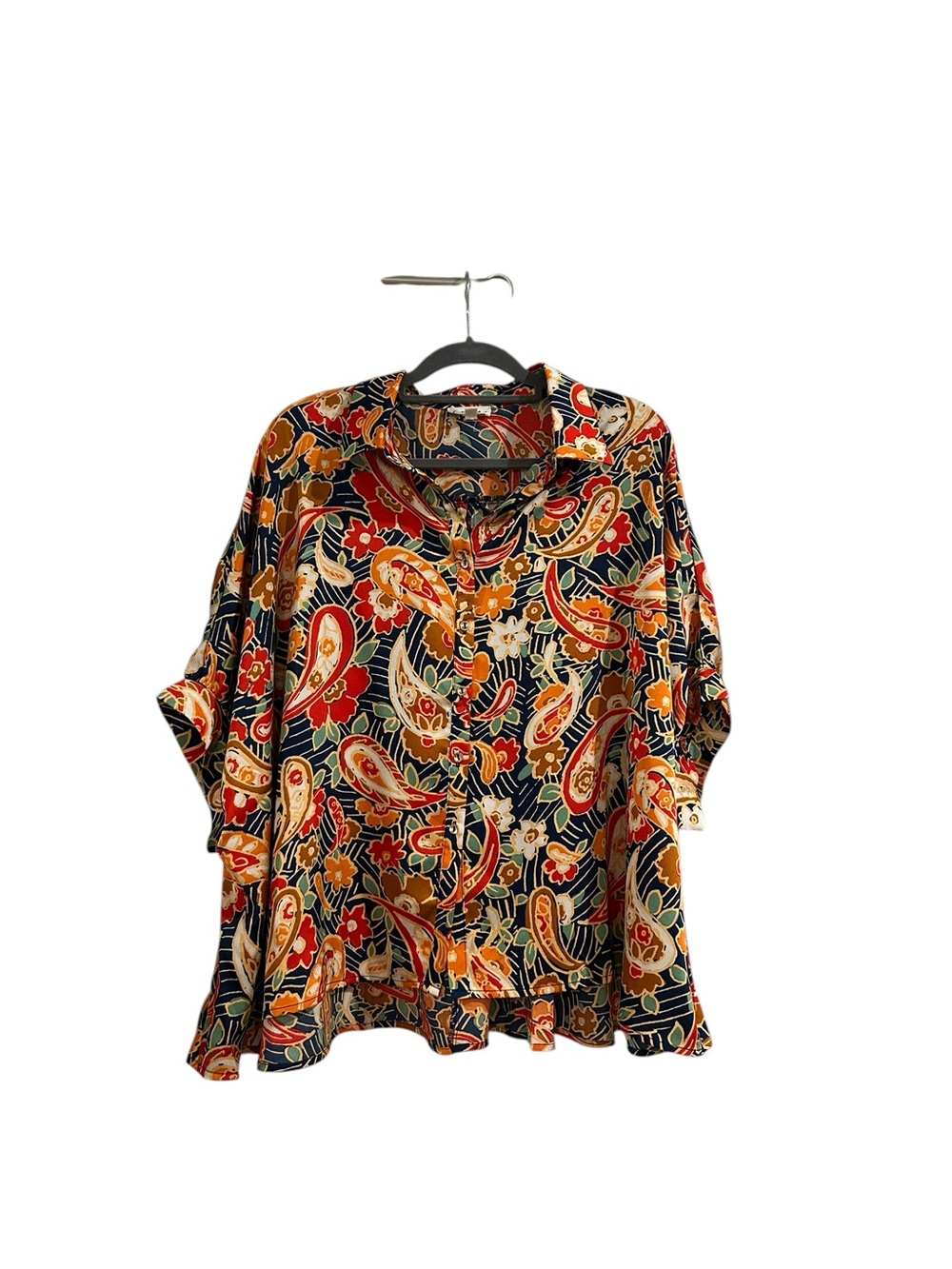 ee:some Floral Paisley Blouse Small NWOT - Picture 6 of 9
